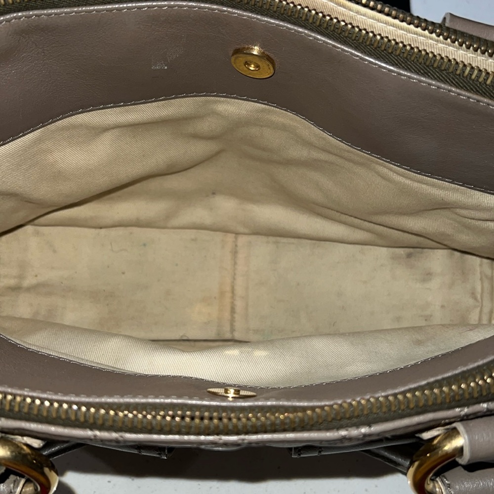 Marc Jacobs Blake Quilted Venetia Satchel Handbag. Italian Leather. Puffer AUTH - Picture 11 of 17